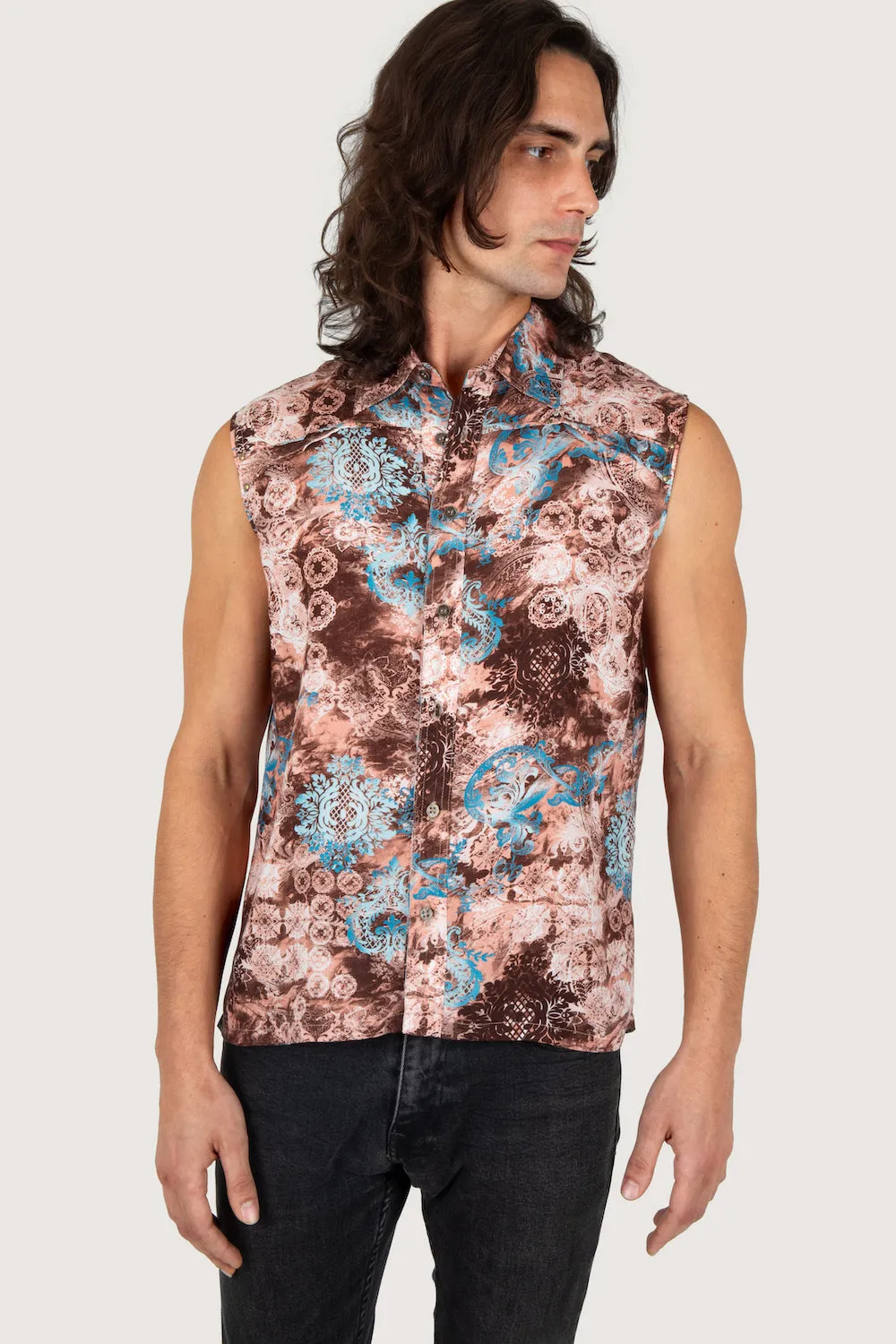 ADONIS SLEEVELESS DARK BROWN