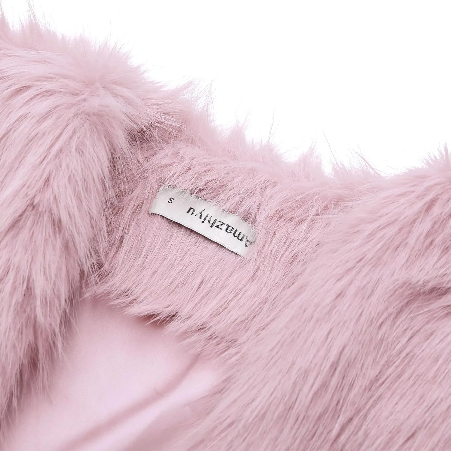Amazhiyu Women Faux Fur Bolero Shrug Cap Sleeve Crop Cardigan for Evening Dress