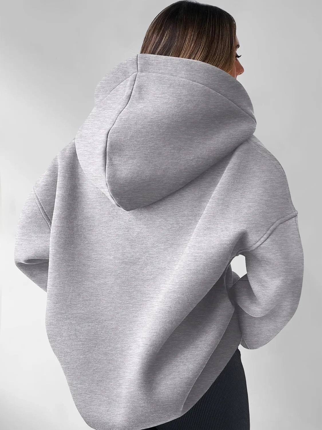 ANRABESS Womens Oversized Hoodies V Neck Sweatshirts Long Sleeve Pullover Casual Fall Teen Girls Preppy Clothes 2025 Trendy