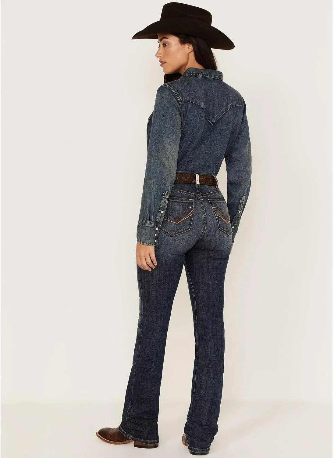 ARIAT Women's R.e.a.l. High Rise Fernanda Boot Cut Jean