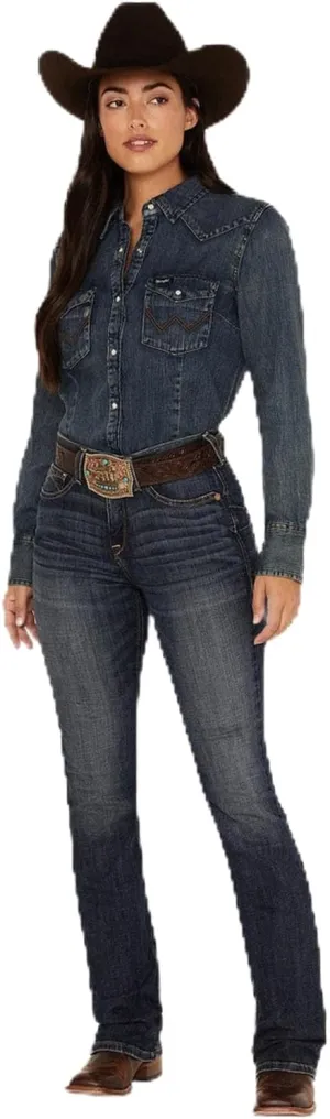 ARIAT Women's R.e.a.l. High Rise Fernanda Boot Cut Jean