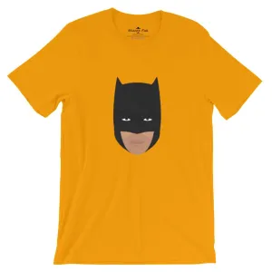 Batman face round Neck T-Shirts