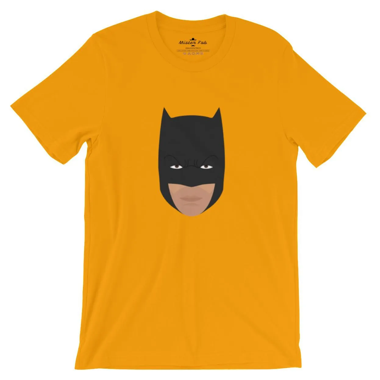 Batman face round Neck T-Shirts