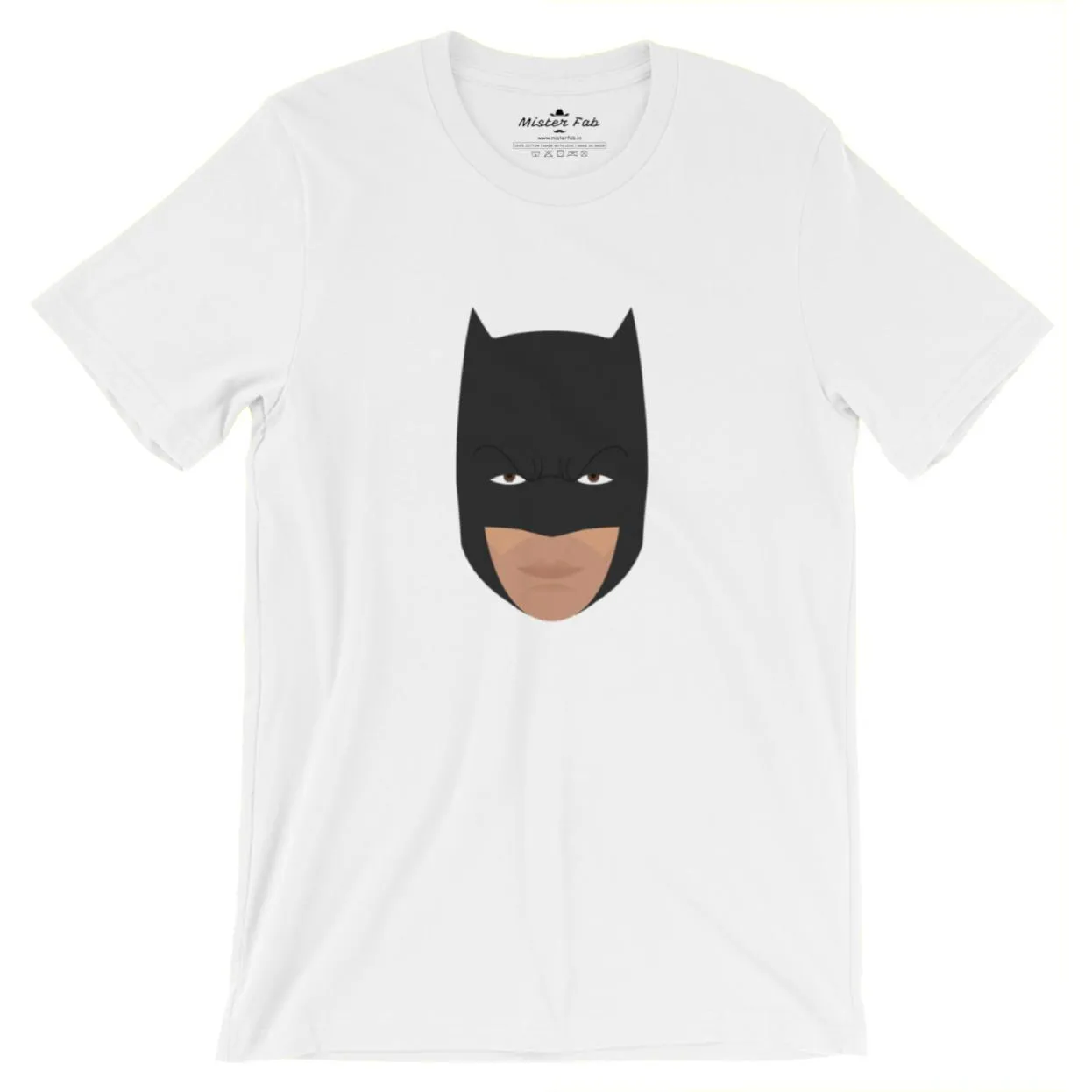 Batman face round Neck T-Shirts