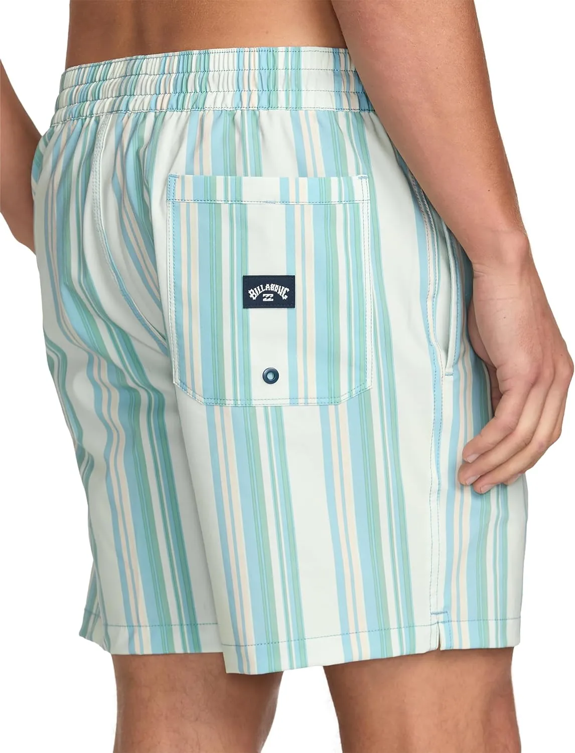 Billabong Good Times Layback Elastic Waist 16 Inch Swim Trunks (S-XL)