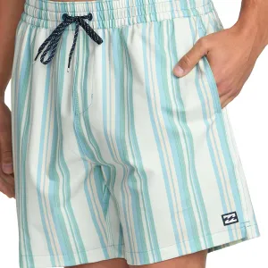 Billabong Good Times Layback Elastic Waist 16 Inch Swim Trunks (S-XL)