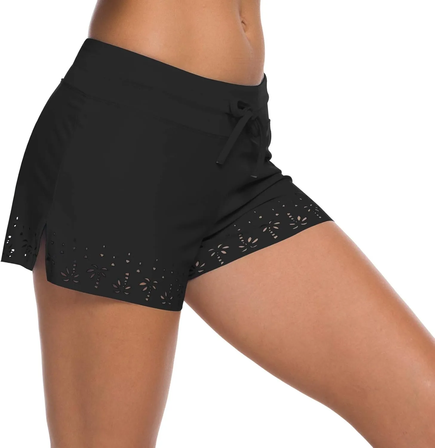 ChinFun Women's Board Shorts Swimswear Bottoms Tankini Swim Bathing Briefs Swimsuit Boardshorts Beach Trunks with Liner