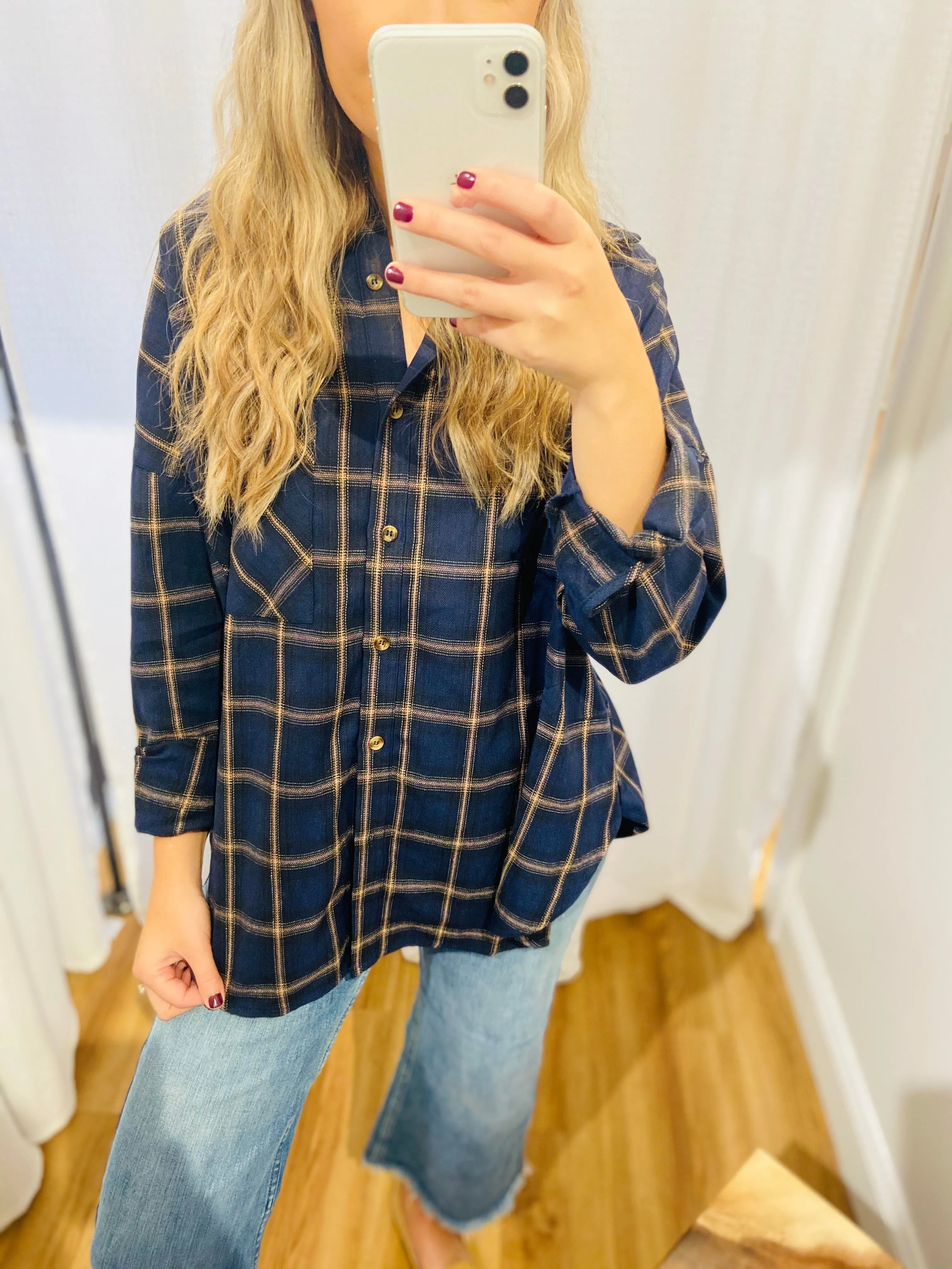 Classic Navy Flannel
