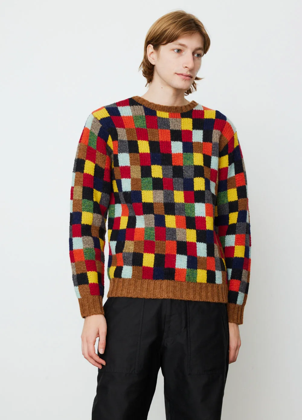 Crew Hand Knit Patchwork