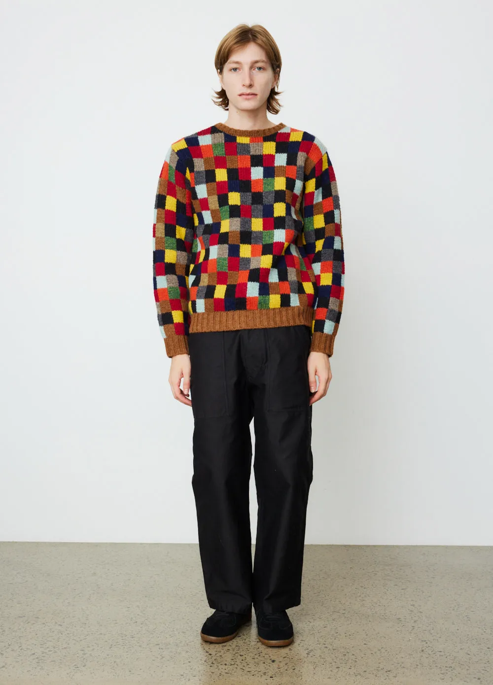 Crew Hand Knit Patchwork