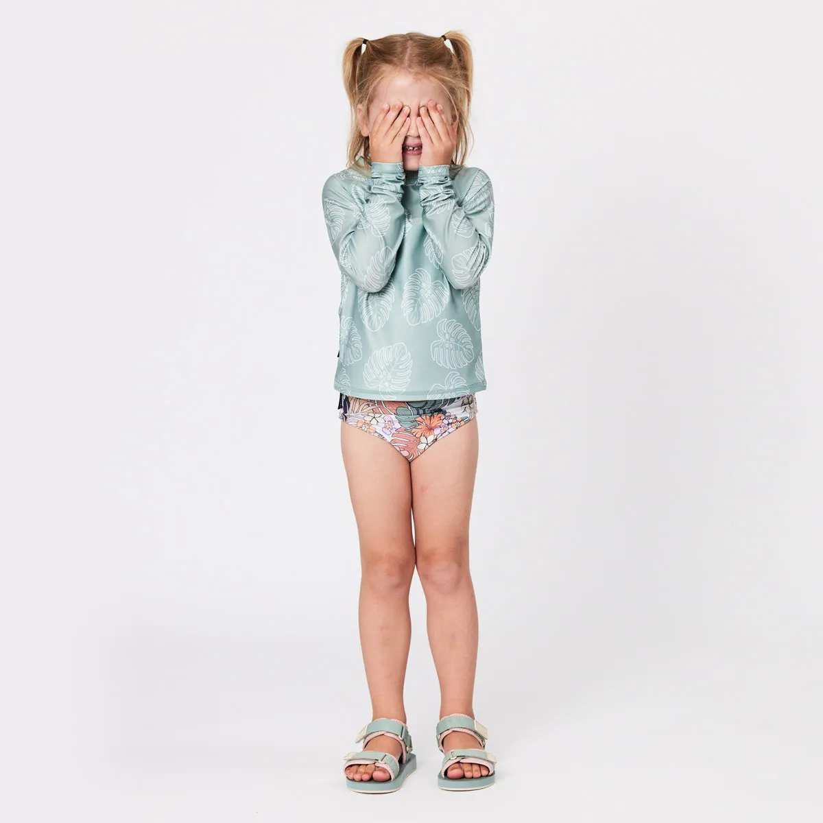 Crywolf Rash Vest - Jade Monstera