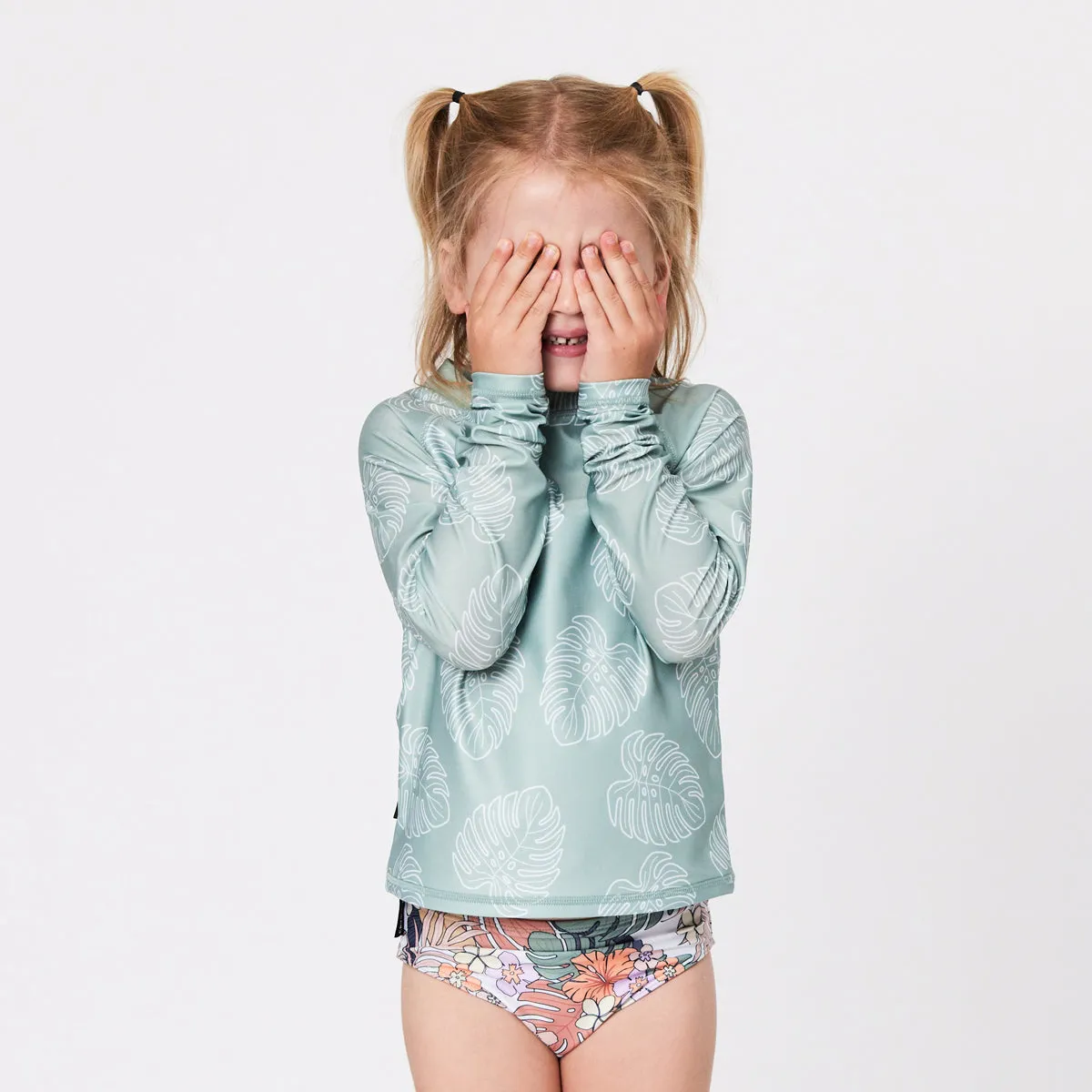 Crywolf Rash Vest - Jade Monstera