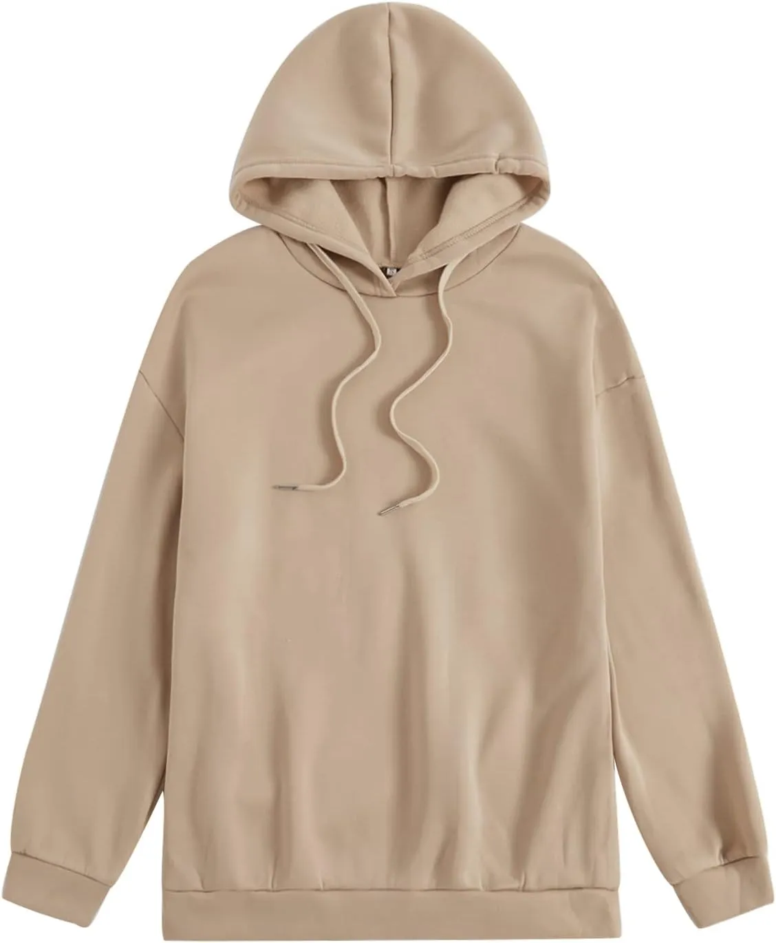 Floerns Women's Letter Graphic Print Long Sleeve Drawstring Hoodie Sweatshirt