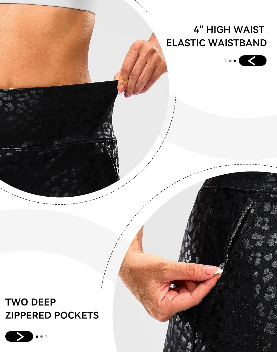 G Gradual Golf Skirts for Women Zipper Pockets High Waisted Skorts for Woman Tennis Athletic Workout Casual Summer