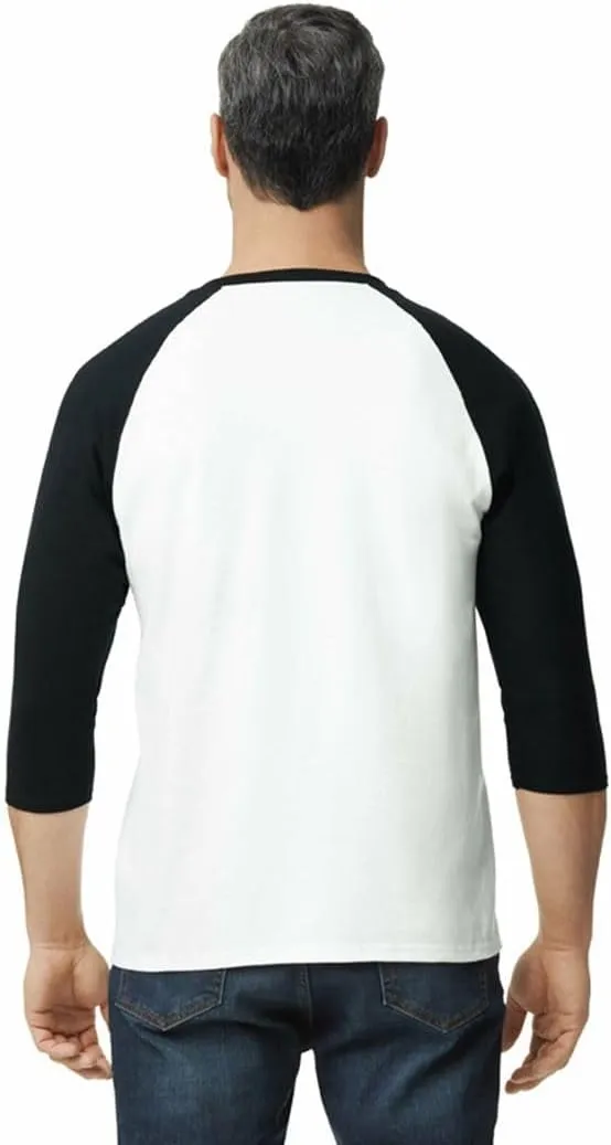 Gildan Adult Heavy Cotton 3/4 Raglan T-Shirt, Style G5700, 2-Pack