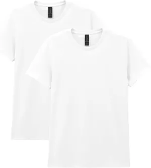 Gildan Women's Heavy Cotton T-Shirt, Style G5000L, 2-Pack, White, X-Large