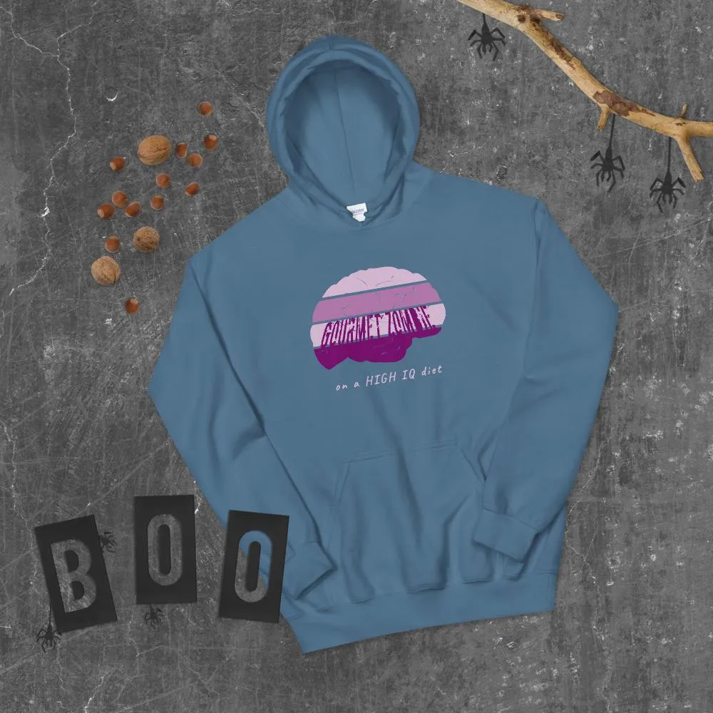 Gourmet Zombie on a High IQ Diet - Heavy Blend Unisex Hoodie