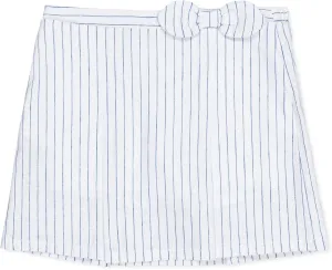 Hope & Henry Girls' Flat Front Pull-On Short