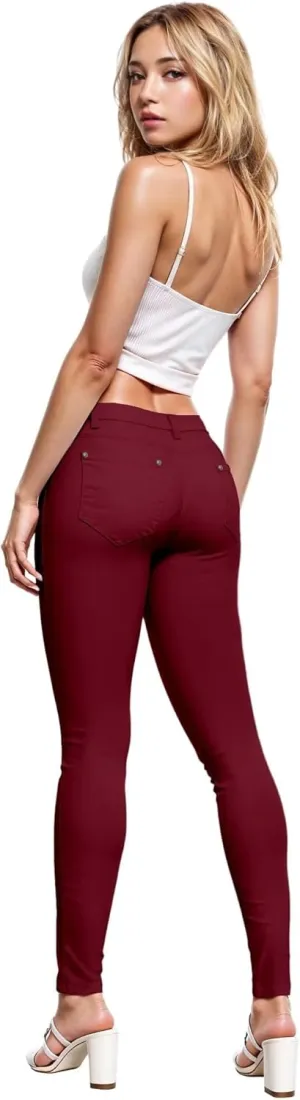 Hybrid & Company Womens Super Stretch Comfy Denim Skinny Jeans