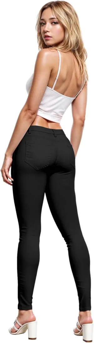 Hybrid & Company Womens Super Stretch Comfy Denim Skinny Jeans