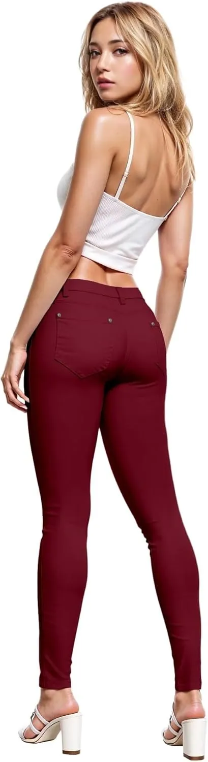 Hybrid & Company Womens Super Stretch Comfy Denim Skinny Jeans