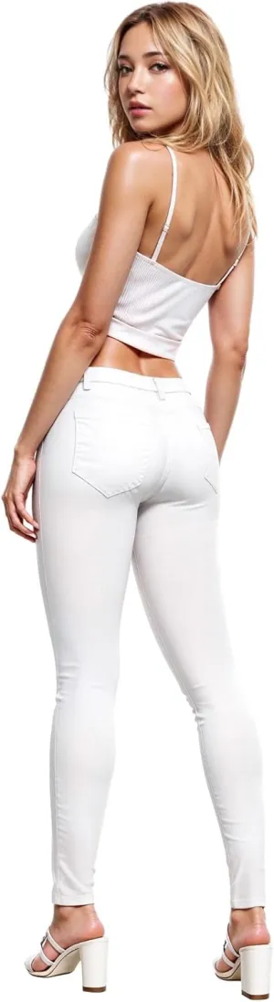 Hybrid & Company Womens Super Stretch Comfy Denim Skinny Jeans