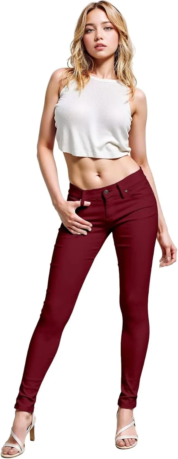 Hybrid & Company Womens Super Stretch Comfy Denim Skinny Jeans
