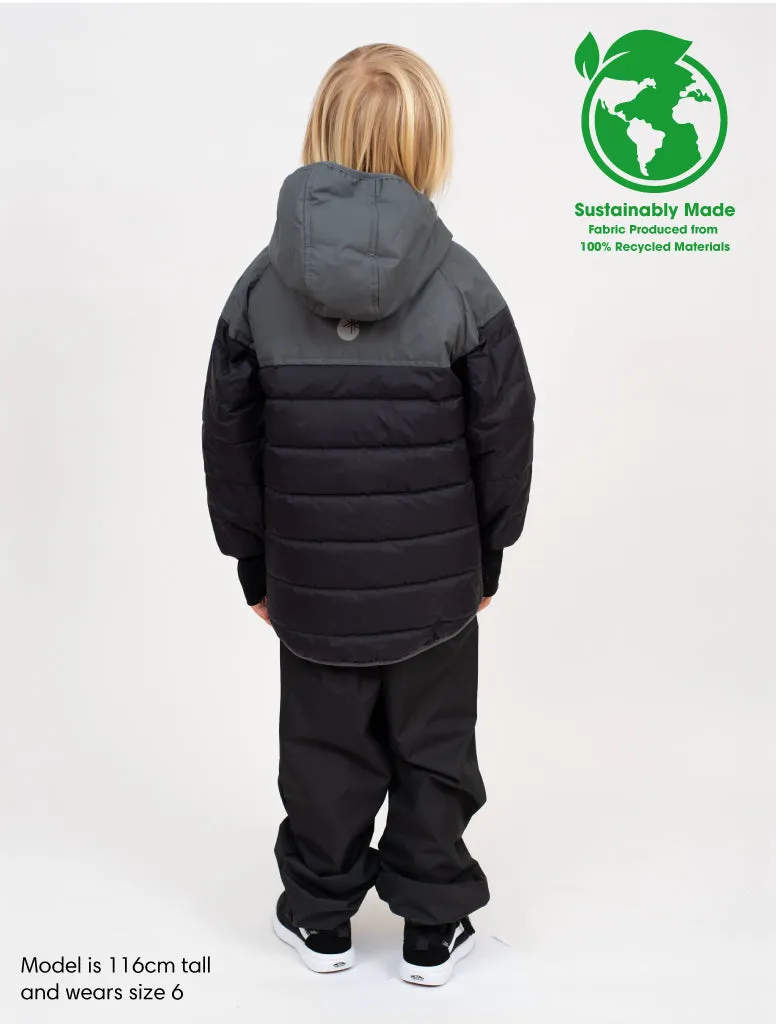 Hydracloud Puffer Jacket - Black Autobot | Waterproof Windproof Eco