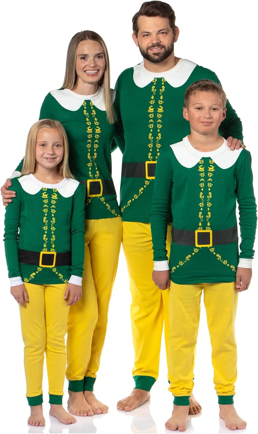 INTIMO Matching Family Pajama Set Sleepwear Classic Character Tight Fit Long Sleeve Sleep Loungewear