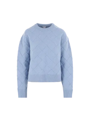 Intrecciato Wool Knit Sweater