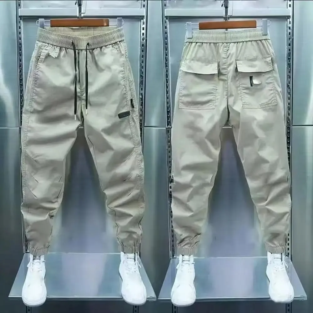 Joggers Cargo Pants Men Streetwear Hip Hop Sweatpants Casual Harem Trousers