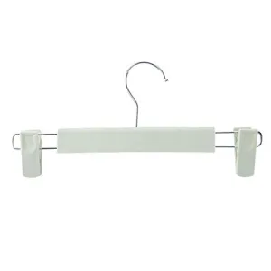 Kexinfan Hanger Plain Plastic Trousers Frame Wind Trousers Trousers Clip Home Non-Slip Pants Clip Trousers Hanging Hanger Storage Pants Rack, Light Green