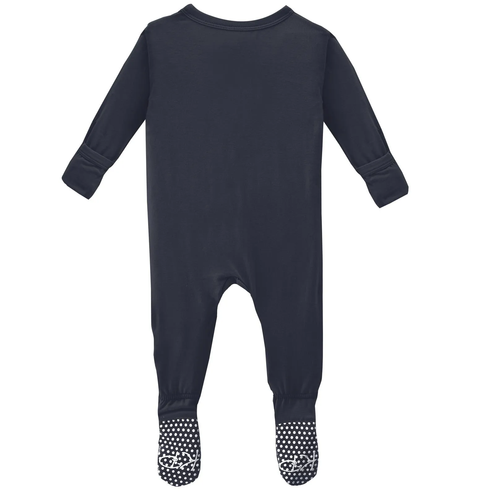 KicKee Pants Solid Deep Space Footie with Snaps