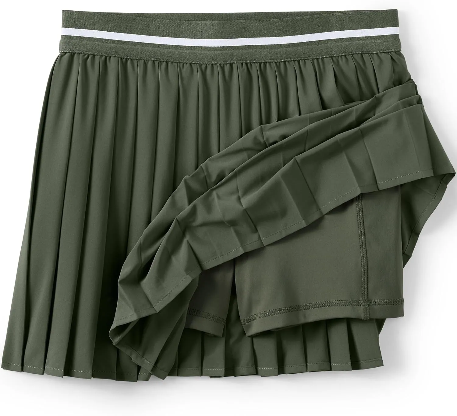 Lands' End Women's Active Woven Pleated Skort