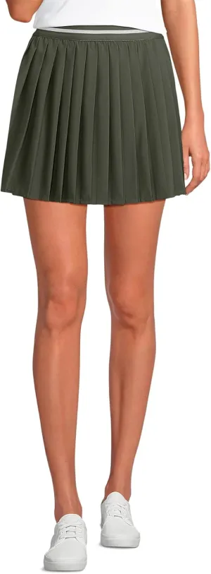 Lands' End Women's Active Woven Pleated Skort