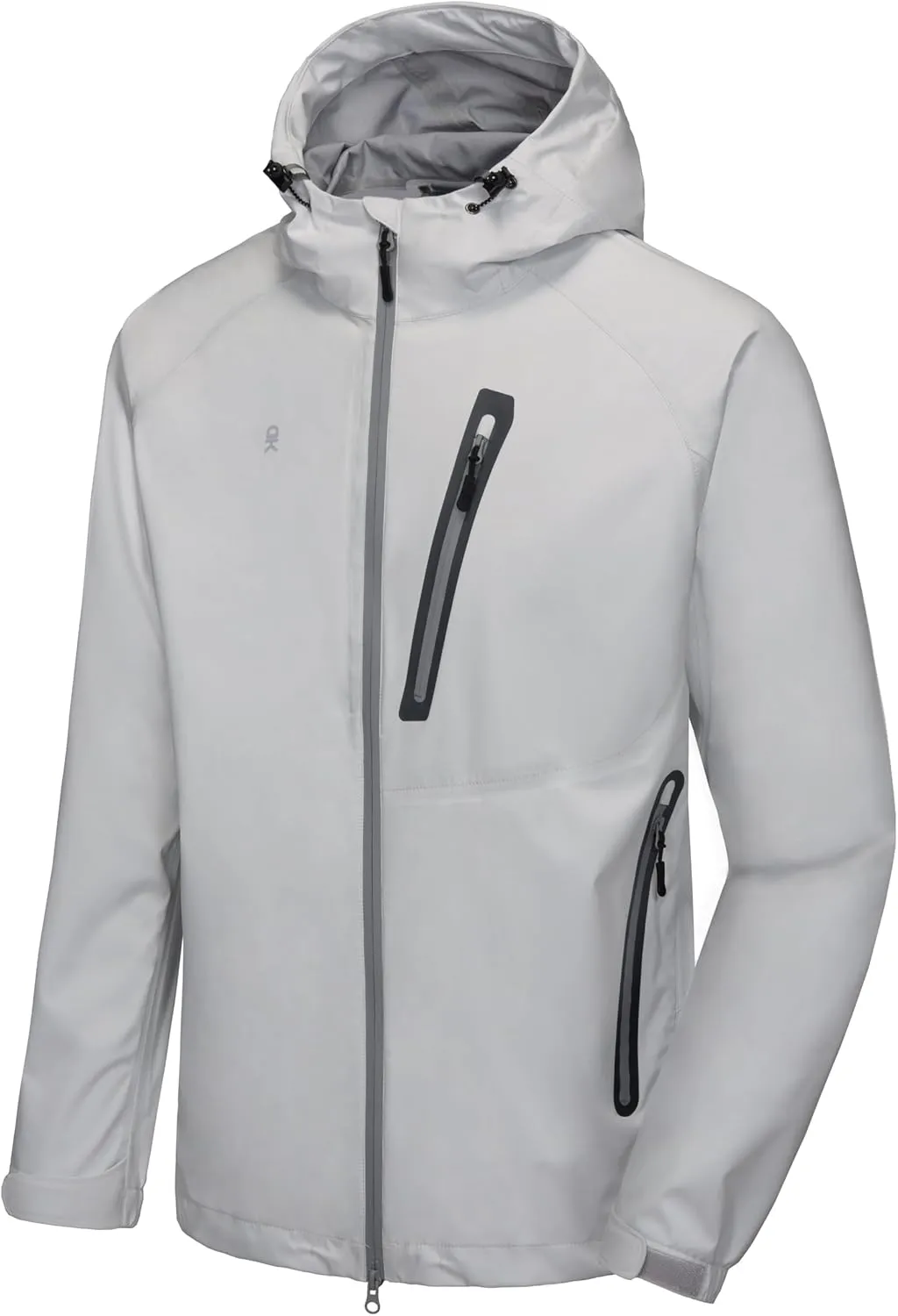 Little Donkey Andy Men's High-performance Waterproof Rain Jacket Ultra Lightweight Rain Shell for Hiking,Golf,Travel