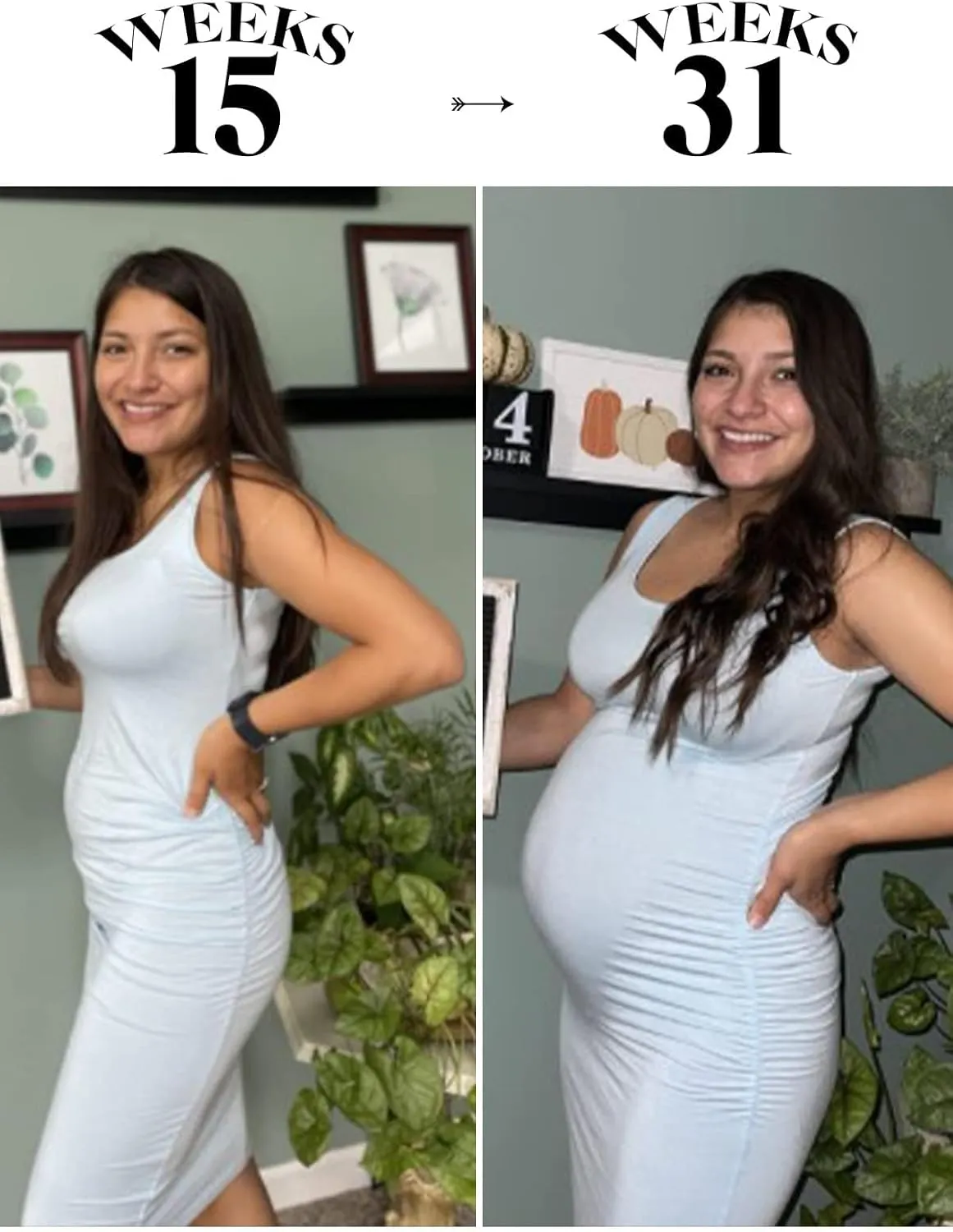 Liu & Qu Women's Maternity Sleeveless Tank Dresses Side Ruching Bodycon Dress for Daily Wearing or Baby Shower