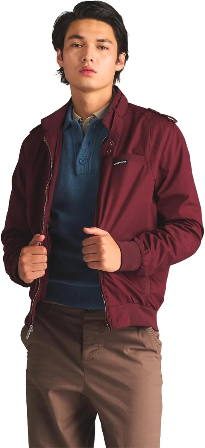 Members Only Original Iconic Racer Jacket for Men | Slim Fit |