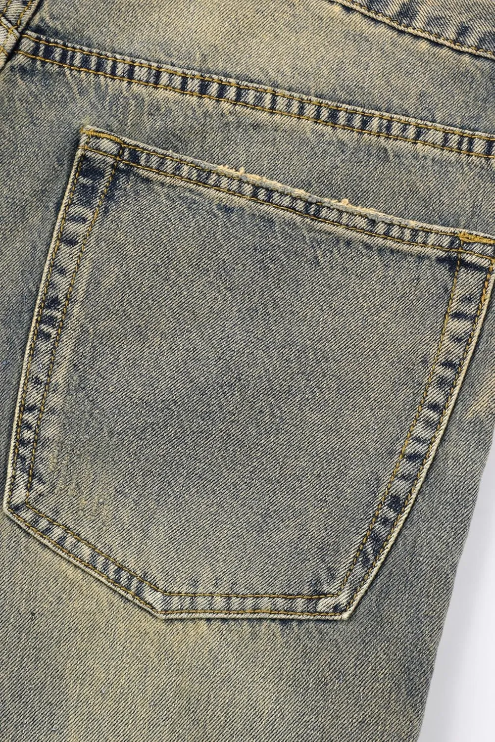 Men's Non-Stretch Regular Fit Straight-Leg Denim Pants Jeans