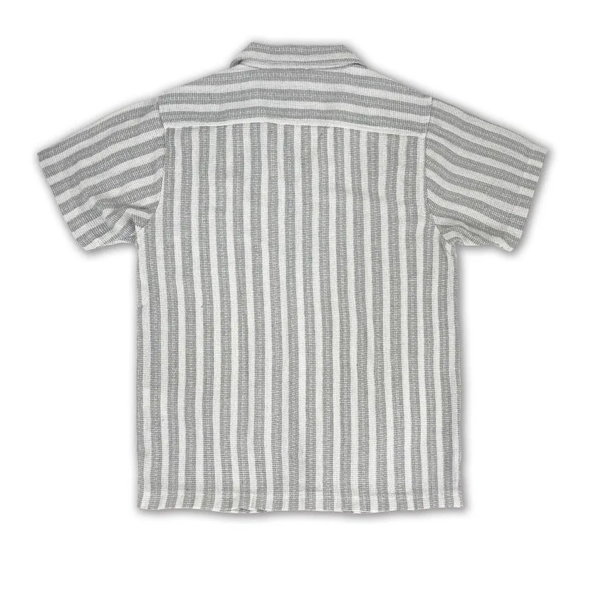 Men's Textured Stripe S/S Woven Shirts (MS724720)
