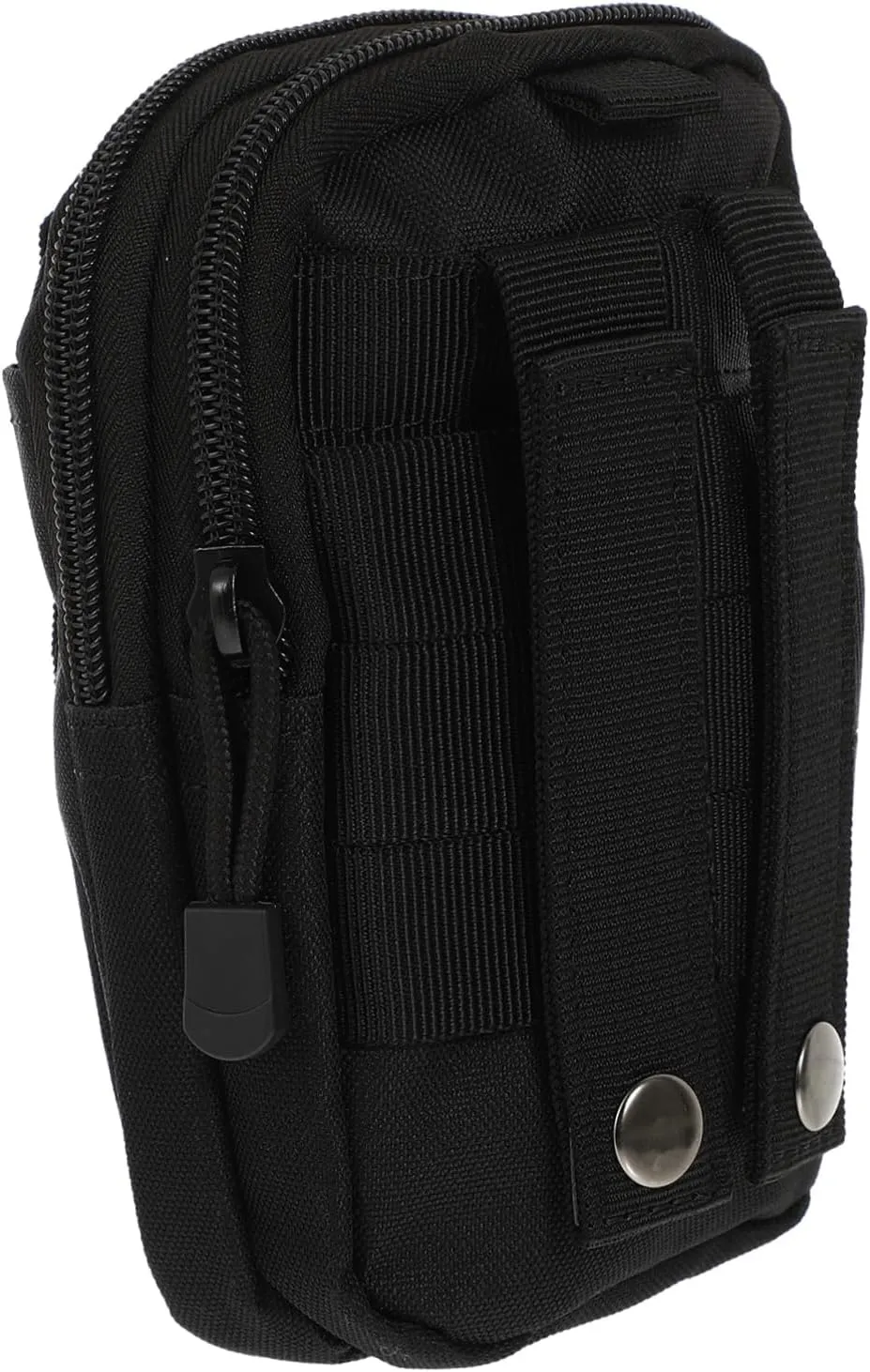 Mikikit Pack Fanny Pack Bag Travel Organizer Waist Wallet Sports Storage Pouch Holder Oxford Interphone Pouch Radios Waist Pouch Case Black Oxford Cloth