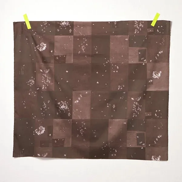 NANI IRO • Microcosmos Cotton Sateen Fabric • Soft Brown