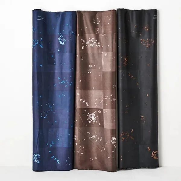 NANI IRO • Microcosmos Cotton Sateen Fabric • Soft Brown