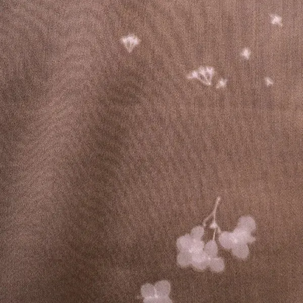 NANI IRO • Microcosmos Cotton Sateen Fabric • Soft Brown