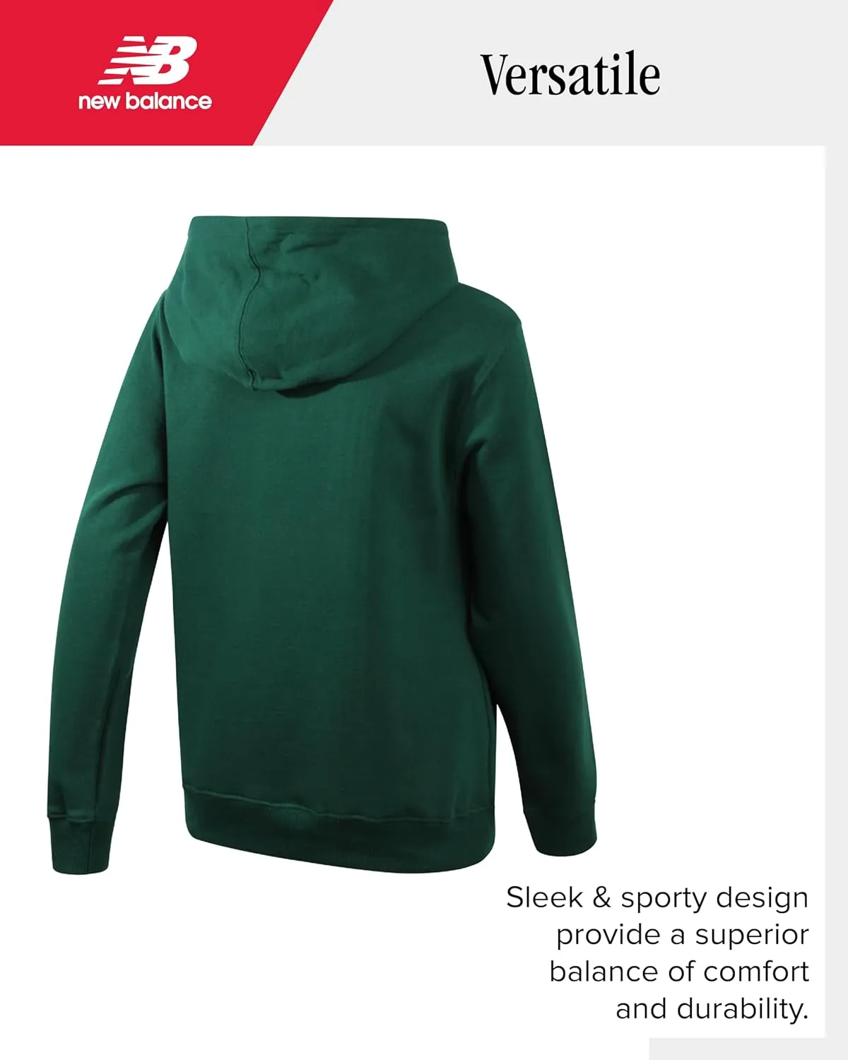 New Balance Boys Tracksuit Set - 2 Piece Athletic Performance Fleece Pullover Hoodie and Jogger Sweatpants Set (Sizes: 8-20)