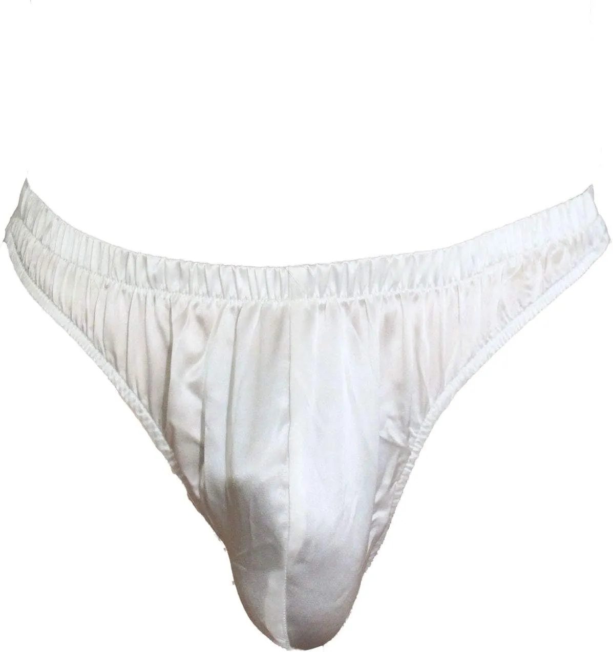 Paradise Silk Sexy 100% Silk Satin Underwear Mens Thong Briefs