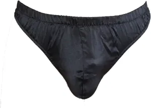 Paradise Silk Sexy 100% Silk Satin Underwear Mens Thong Briefs