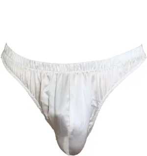 Paradise Silk Sexy 100% Silk Satin Underwear Mens Thong Briefs