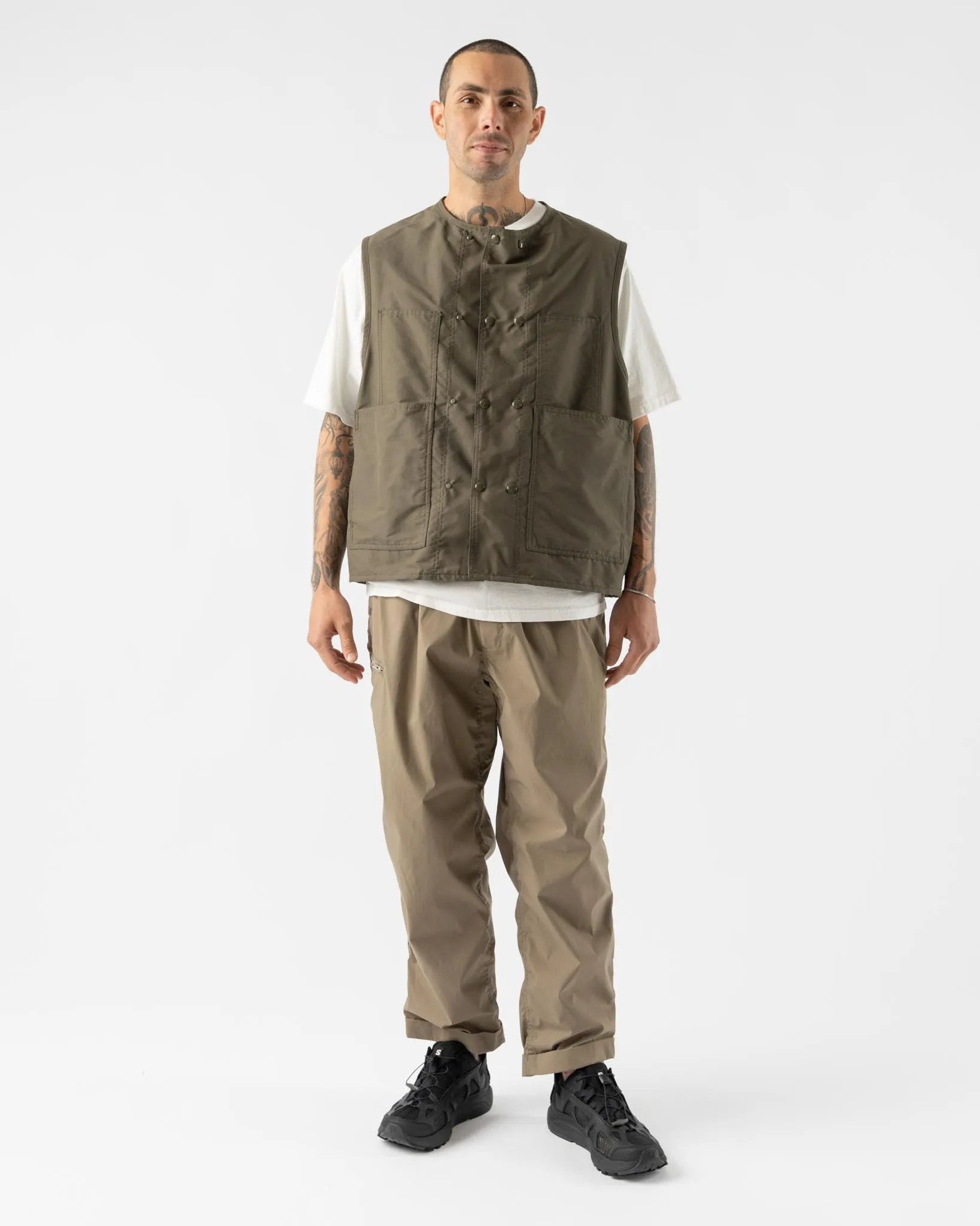 Pilgrim Surf   Supply Finster Utility Vest in Olive