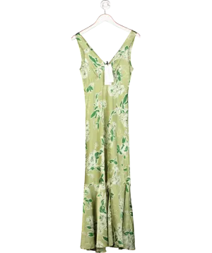 Rewritten Green Amelia Midi Dress UK 8